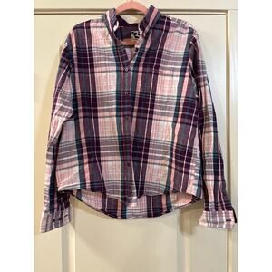 Rockies Pink & Purple Button Up Shirt